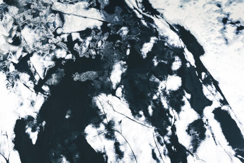 Photographie "FROZEN LAKE" Norvège