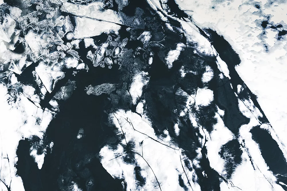 photographie paysage nordique Frozen Lake Norvège tirage art