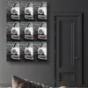 White poster in gray room, 3d illutration Porsche 911 Carrera RS Duck - Edition limitée | Cars and Roses