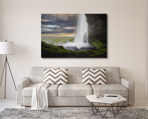 Photographie ISLANDE "Seljalandsfoss"