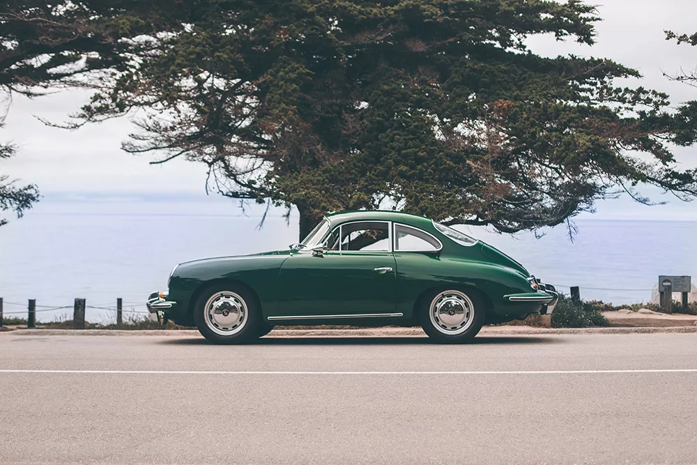 Photographie Porsche 356 à Pebble Beach, tirage fine art édition limitée