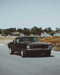 Photographie Vintage de Ford Mustang