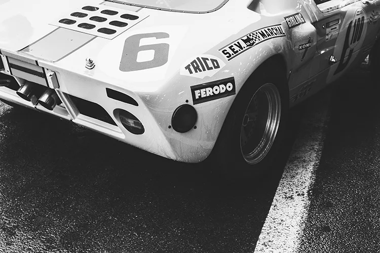 Photo Noir et Blanc FORD GT40