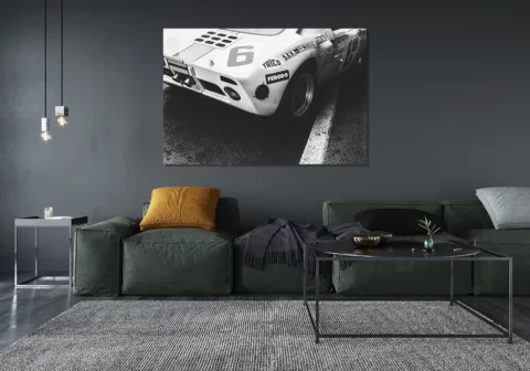 Photo noir et Blanc de GT40