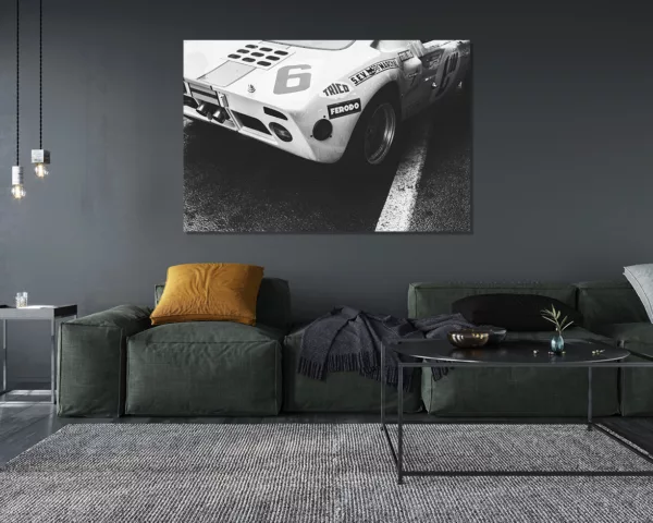Photo noir et Blanc de GT40