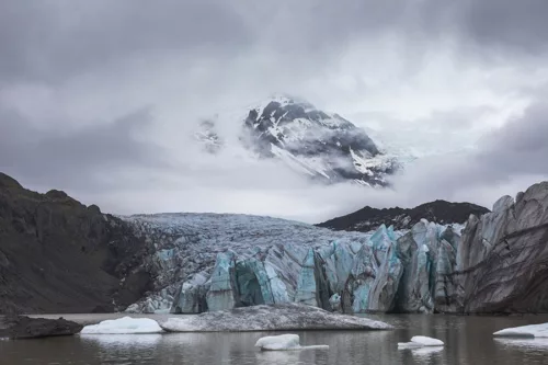 Photographie du Glacier Svinafellsjökull en Islande