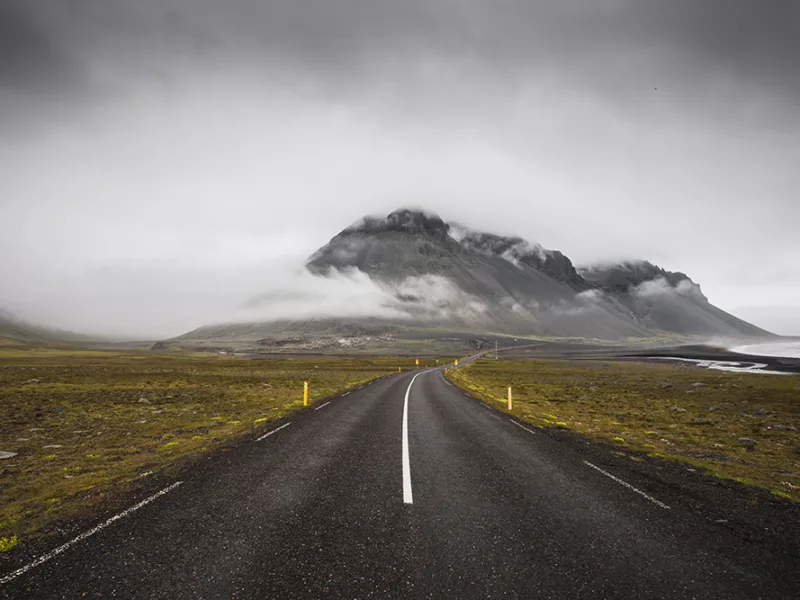 Photographie de la Route 1 en Islande
