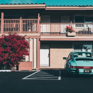 Photographie d'art "Porsche 911 SC au Motel"