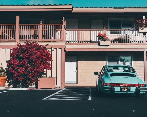 Photographie d'art "Porsche 911 SC au Motel"