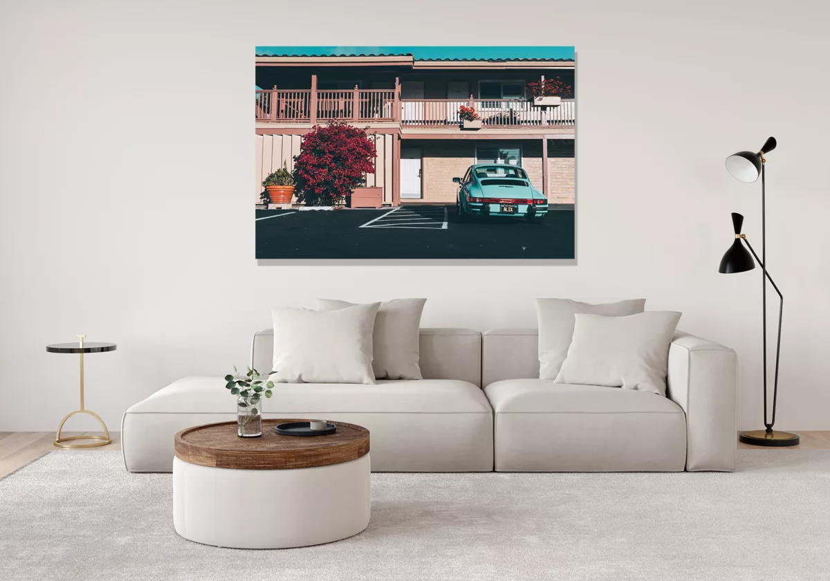 Photographie d'art "Porsche 911 SC au Motel"