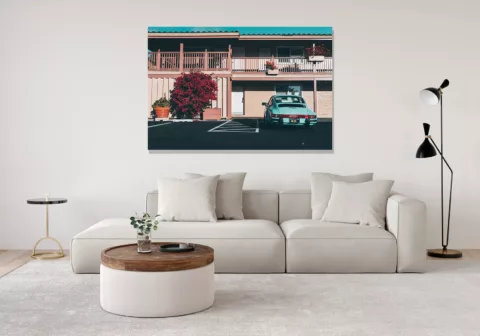 Photographie d'art "Porsche 911 SC au Motel"