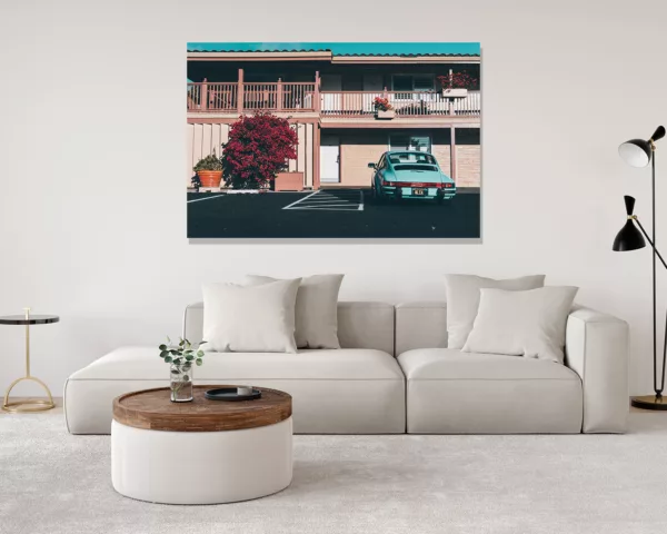 Photographie d'art "Porsche 911 SC au Motel"
