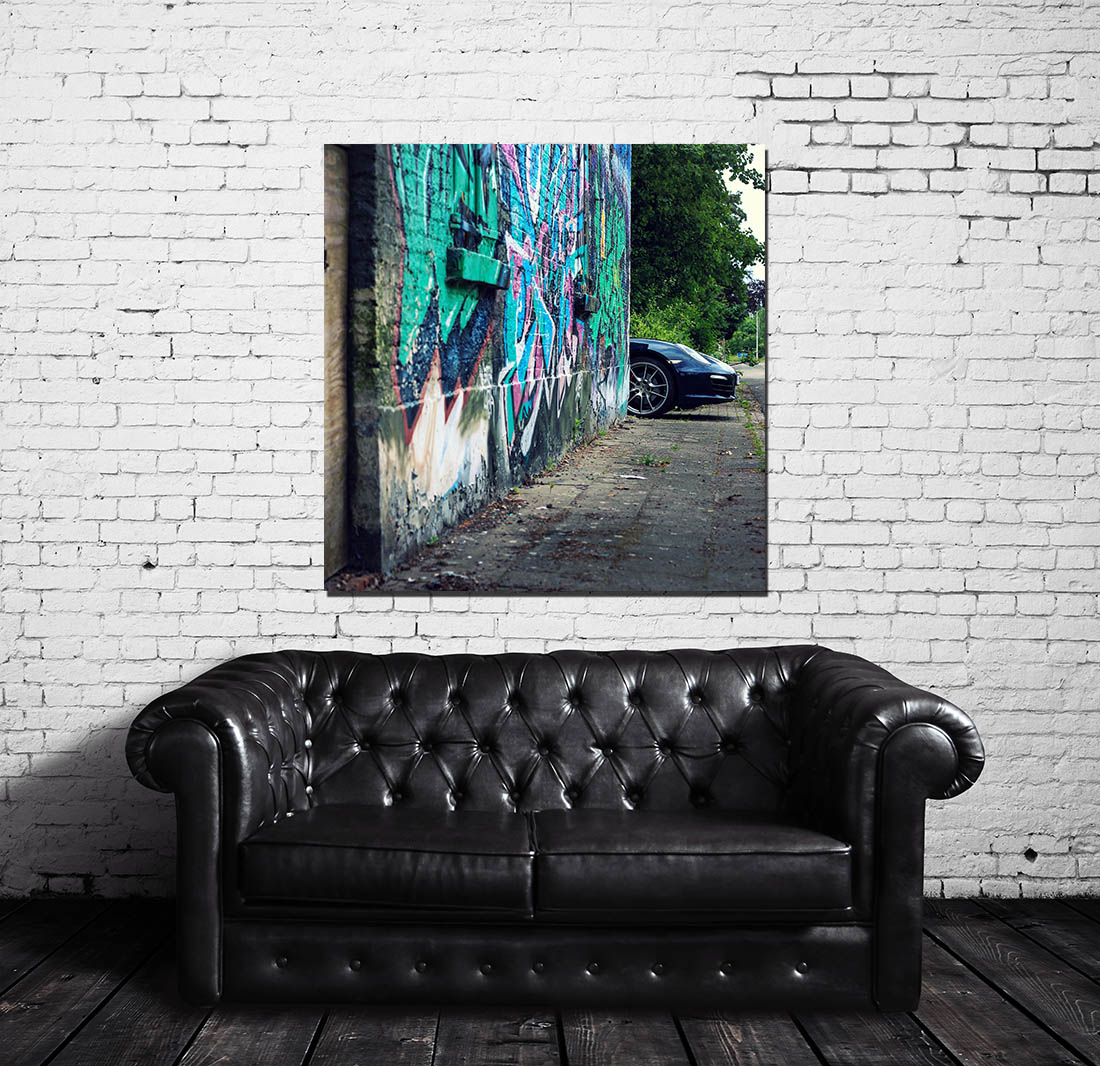 Tableau Porsche 911 - Cars and Roses