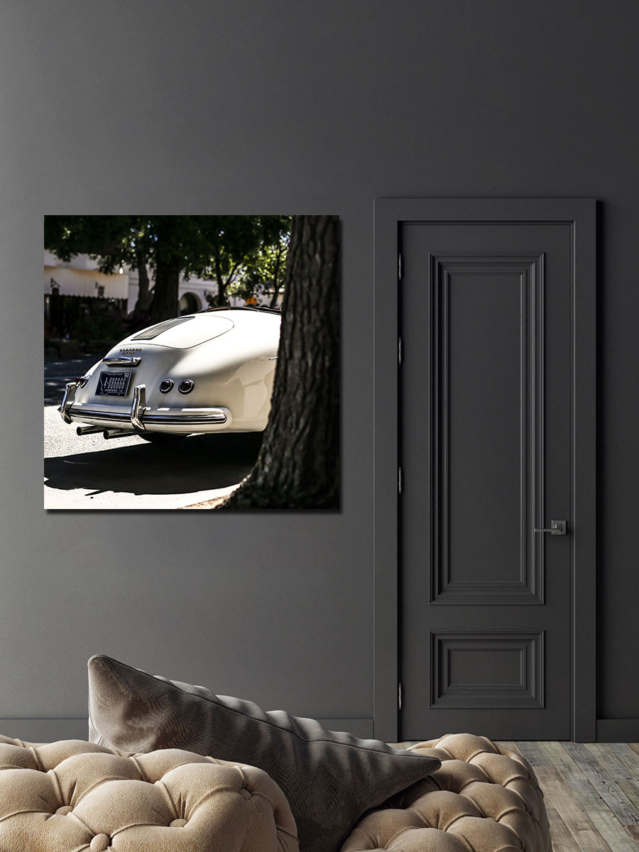 Toile Photo voiture Porsche - Cars and Roses