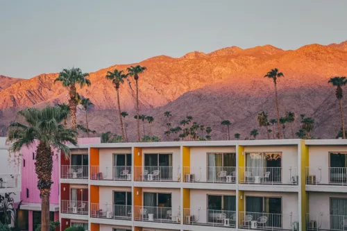 Photographie Coucher Soleil Palm Springs photographie coucher soleil Saguaro Palm Springs Californie tirage art edition limitee