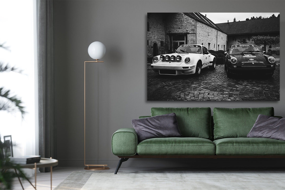 Idées déco murale avec Porsche