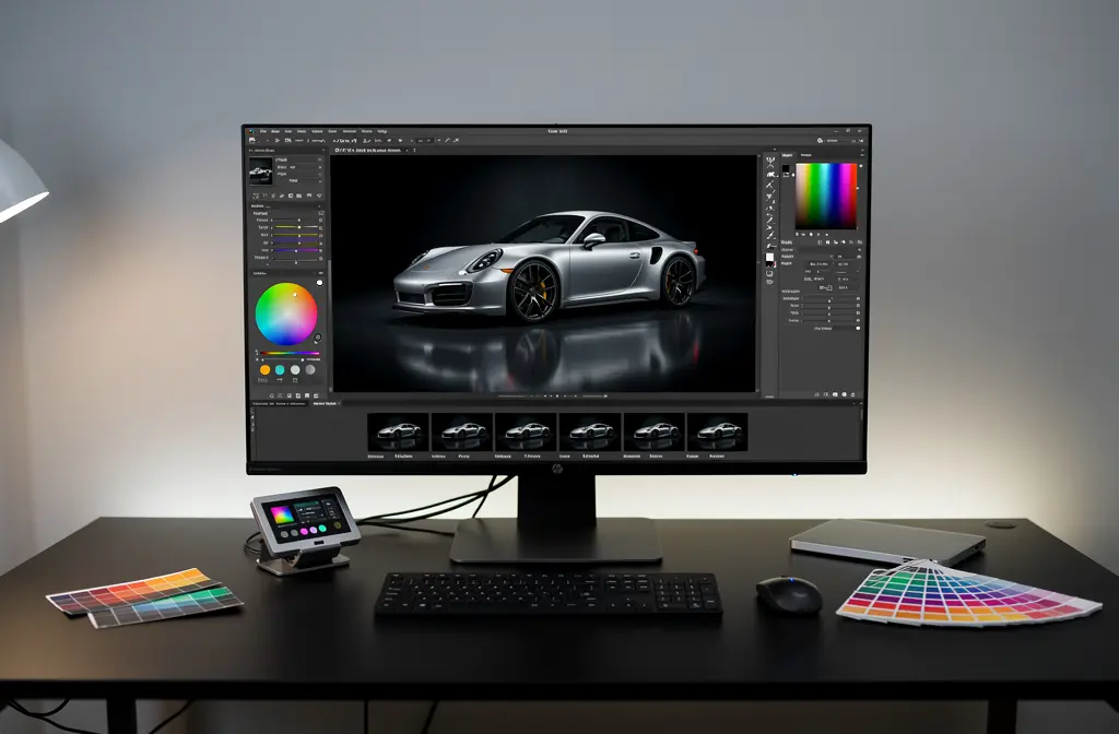 Interface commande photo aluminium