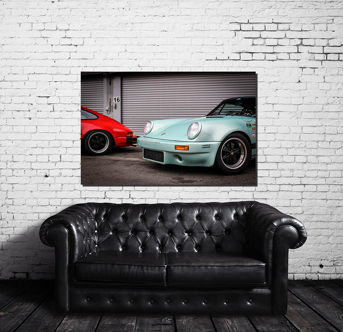 Tableau Porsche 911 sur Toile – Décoration design pour salon et déco garage