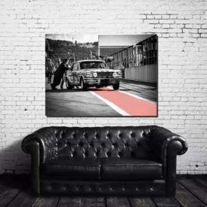 Tableau Ford Mustang en métal : photo d'art auto HD - Cars and Roses