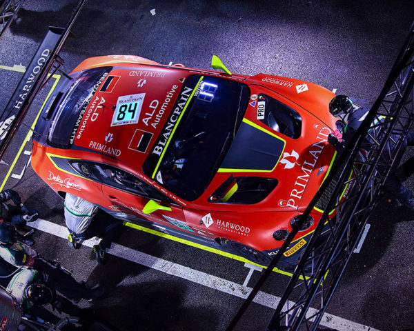 Tableau grand format Bentley GT3 Nuit - Cars and Roses