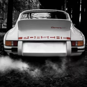 Photo Porsche 911 Carrera RS 2.7L - Tableau d'art automobile | Cars and Roses
