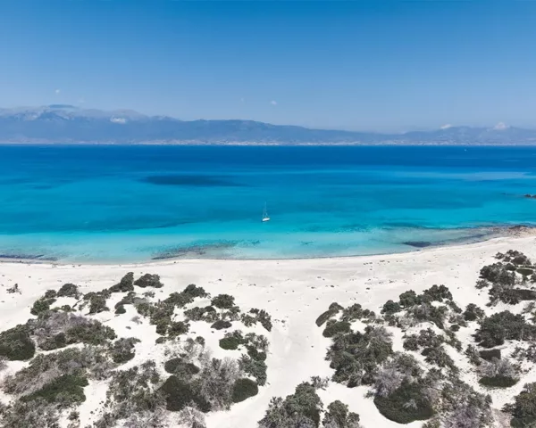 Photographie fine art Chrysí Island Crète eaux turquoise sable doré île déserte édition limitée tableau paysage méditerranéen