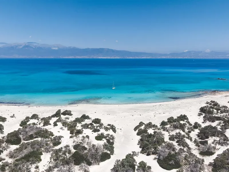 Photographie fine art Chrysí Island Crète eaux turquoise sable doré île déserte édition limitée tableau paysage méditerranéen