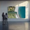 Décoration murale photographie Preveli Beach Crète rendu intérieur tirage fine art édition limitée tableau paysage salon