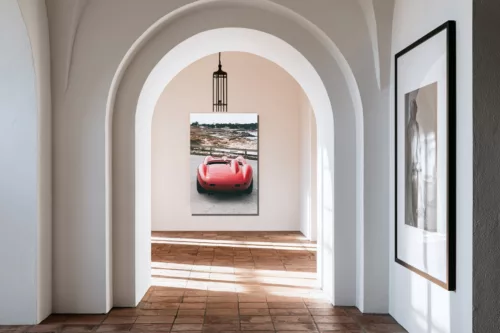 Wall Art Photographie Ferrari Testa Rossa Wall art Ferrari Testa Rossa — tirage fine art affiché dans salon moderne, photographie automobile édition limitée