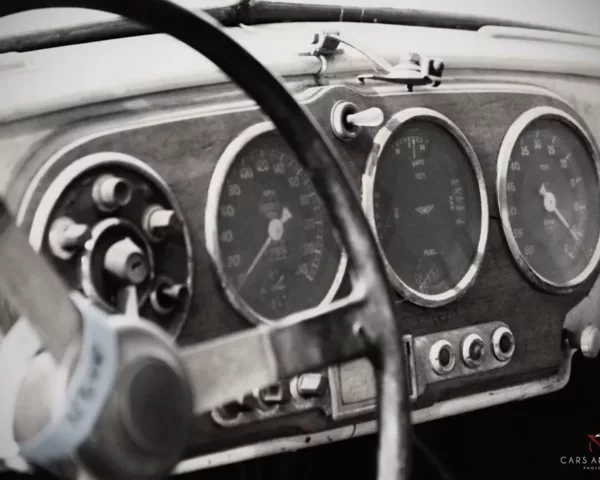 ASTON MARTIN DB2 INTERIOR IN RUIN #13 PRINTS poster aston martin db2 art tirage edition limitee