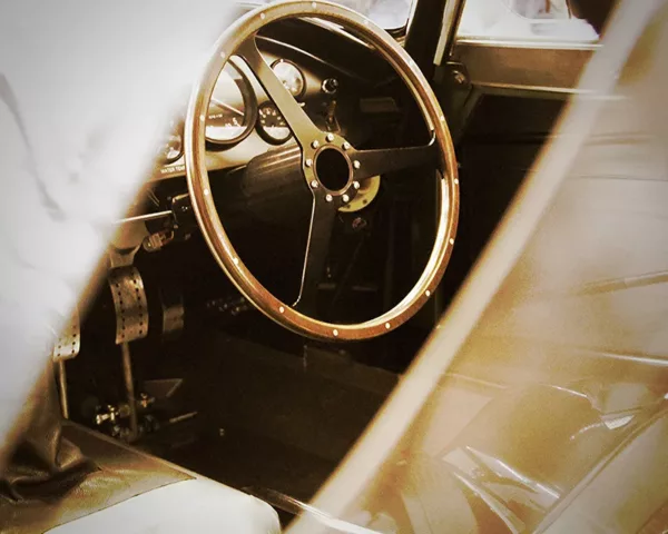 Aston Martin DB3 Interior #04 Sepia Edition Prints interieur Aston Martin DB3 sepia tirage art automobile edition limitee