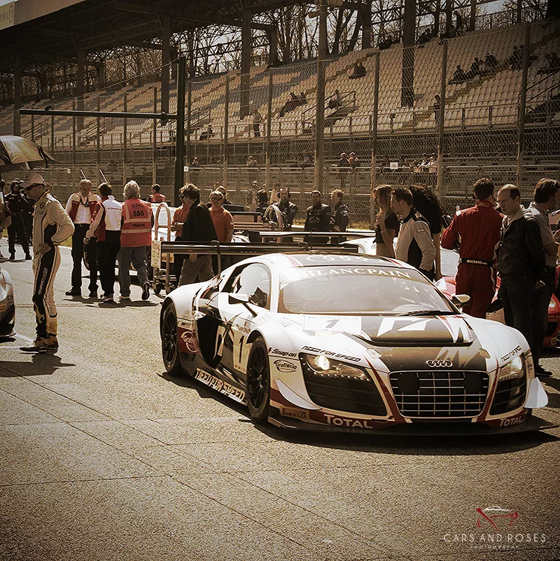poster audi r8 gt3 voiture course art tirage edition limitee