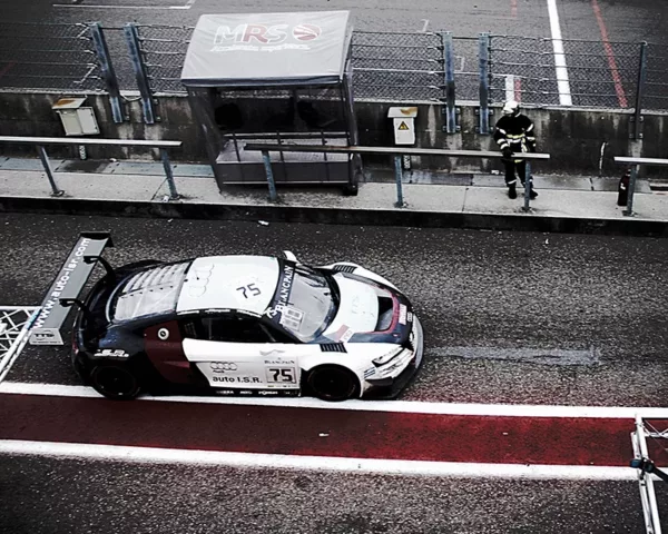 Audi R8 Pit Lane WALL PRINTS #19 poster audi r8 voiture course art tirage edition limitee