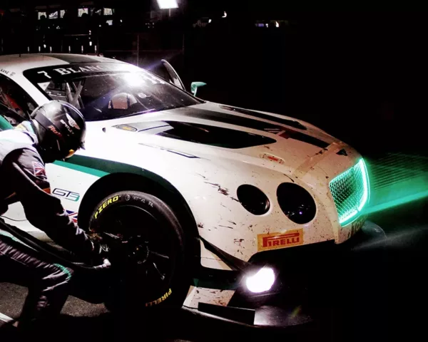 Bentley GT3 BY NIGHT #04 Prints tableau bentley gt3 nuit voiture course art tirage edition limitee