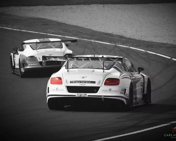 Bentley GT3 Duet - Rear Lights in colour #07 Prints photo duo bentley gt3 voiture course art tirage edition limitee
