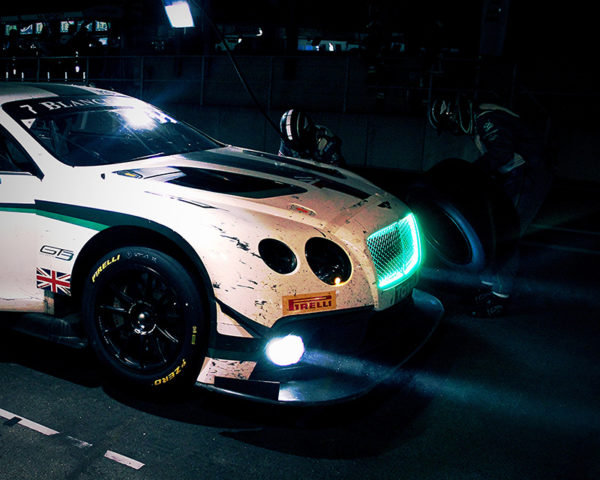 Bentley GT3 at Night