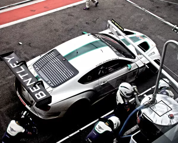 Bentley GT3 PIT LANE #13 PRINTS tableau bentley gt3 voiture course art tirage edition limitee