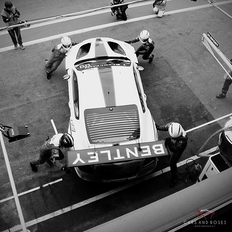 photo noir et blanc bentley gt3 tirage art automobile edition limitee