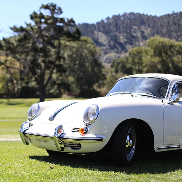 Photo Porsche 356 Coupe dans cadre art automobile, edition limitee