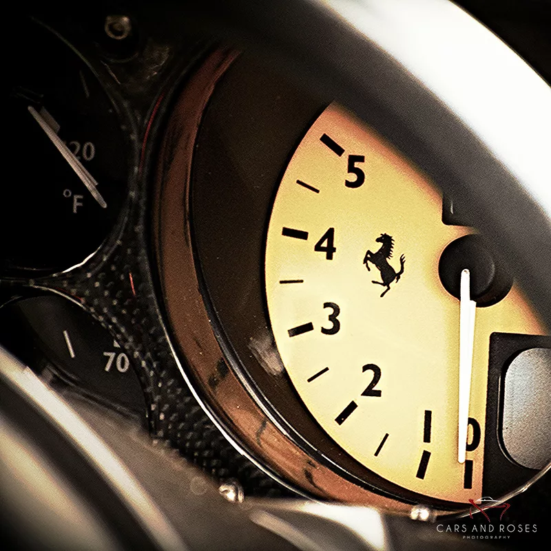photo compteur ferrari voiture sport art tirage edition limitee