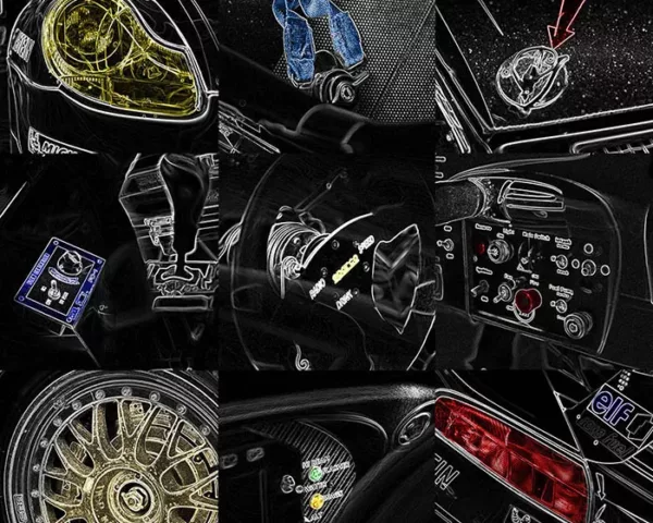 Création Artistique Porsche GT3 Creation artistique Porsche GT3 tableau automobile, edition limitee