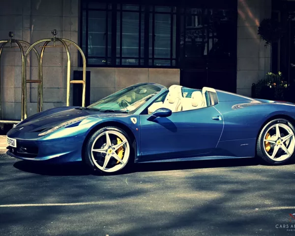 photo ferrari 458 italia spider voiture sport art tirage edition limitee