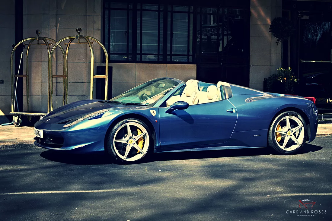 photo ferrari 458 italia spider voiture sport art tirage edition limitee