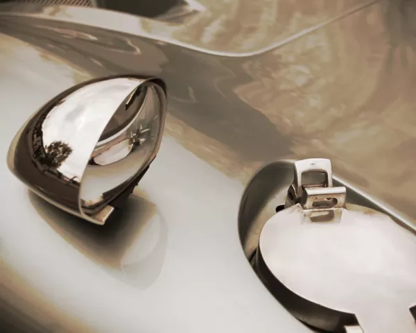 Ford GT40 Mirror #14 Sepia Edition Prints retroviseur Ford GT40 sepia tirage art automobile edition limitee
