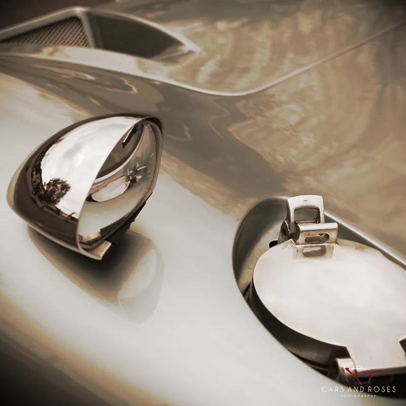 retroviseur Ford GT40 sepia tirage art automobile edition limitee
