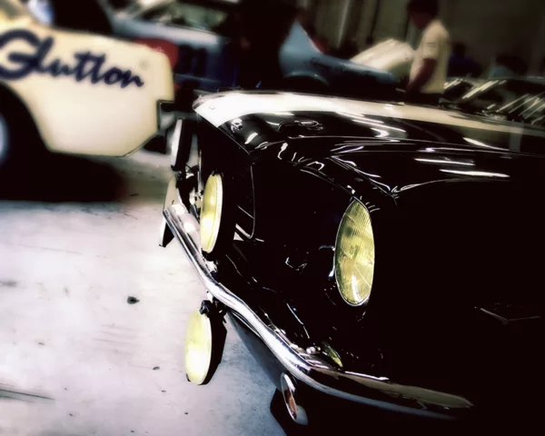 Ford Mustang Yellow Headlights #23 Prints photo ford mustang phares jaunes voiture américaine art tirage edition limitee