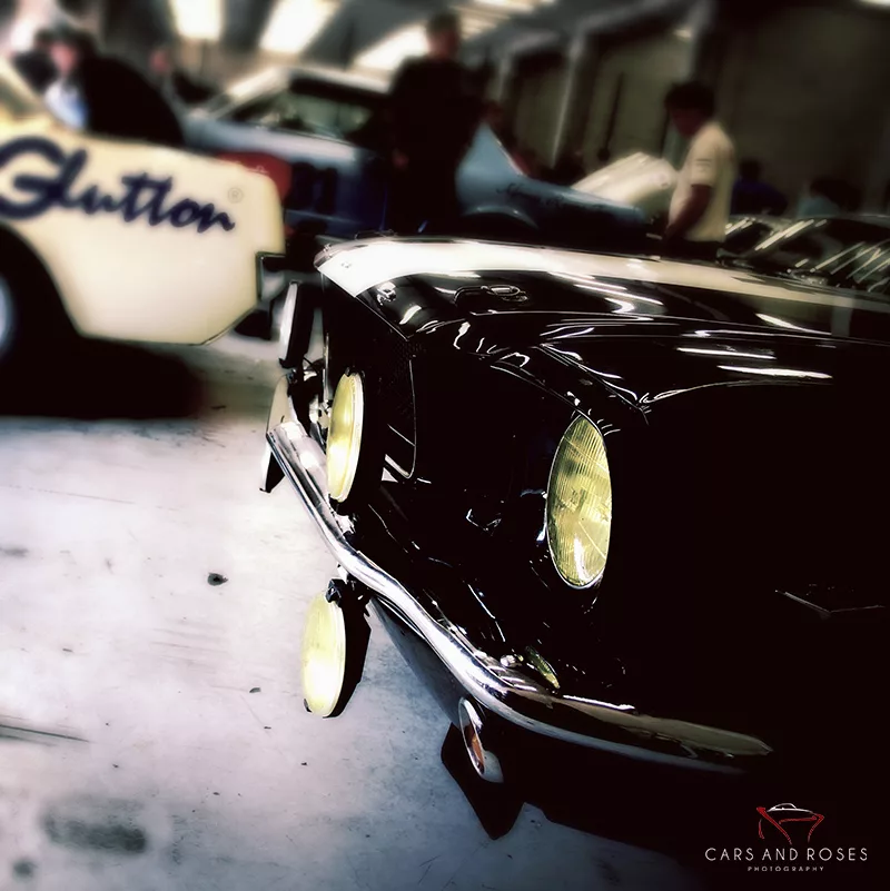 photo ford mustang phares jaunes voiture américaine art tirage edition limitee