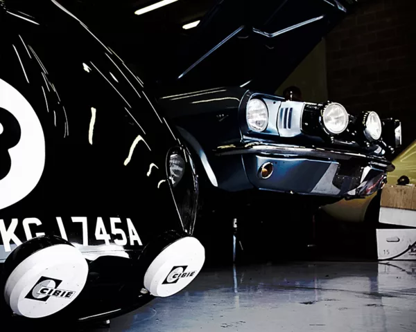 Jaguar E-Type and Ford Mustang #25 Prints photo ford mustang jaguar type e art tirage edition limitee