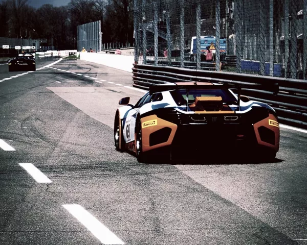McLaren Mp4 entering on the track #02 Car Prints photo mclaren mp4 entrant piste voiture course art tirage edition limitee