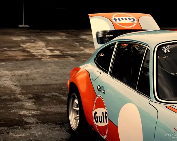 Old Porsche 901 Gulf Edition #16 Prints photo porsche classic gulf art tirage edition limitee